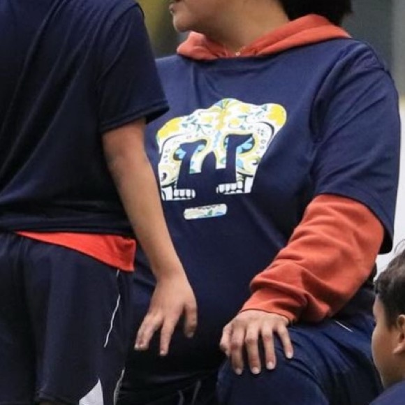 Pumas Dia De Los Muertos T-Shirt Adult Large Polyester Navy Blue Size L - Picture 3 of 3